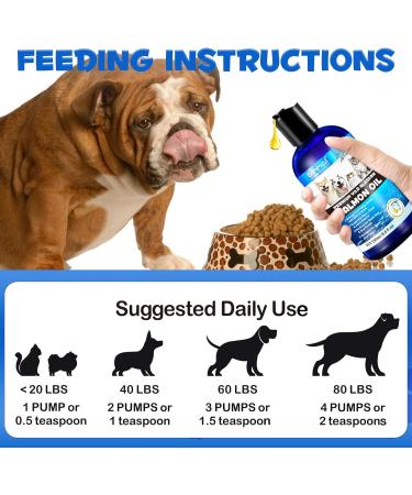 Alaskan Salmon Oil for Dogs & Cats (8.8 oz) - Pure Omega 3 Fish Oil with Omega 6 Fatty Acids EPA & DHA - Anti-inflammation for Dogs Skin and Coat - Natural Pet Joint Immune Brian & Heart Supplement Salmon Oil(250ML) - Buy Online on GoSupps.com