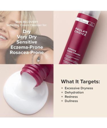 Paula's Choice SKIN RECOVERY Cream Cleanser - 8oz Bottle for Redness and Rosacea Prone Skin - Buy Online on GoSupps.com