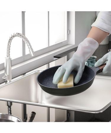 Kitchen Dishwashing Gloves Dishwashing Cleaning Gloves Waterproof Household Rubber Dishwashing Cleaning Gloves for Dishesand Household Chores - Buy Online on GoSupps.com