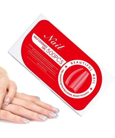 Nail Extension Kit Artificial Gel Extension Nails for Women | Fake Nail Kit Matte Nail Tips Frosted for Manicure Salon 02 - Buy Online on GoSupps.com