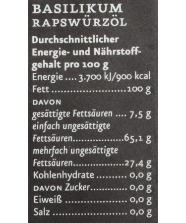 lm hle Solling Organic Basil Rapeseed Oil 250ml - Naturland Certified - International Shipping Available - Buy Online on GoSupps.com