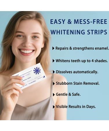ABYST Diamond Dissolving Teeth Whitening Strips Soft Enamel-Safe Brightening Strips for Teeth WhiteningHome Dental Care Oral Hygiene for Brighter Smile Simple & Convenient Teeth Whitening Strips 16Ct - Buy Online on GoSupps.com