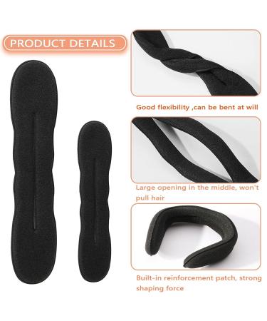 8 Pcs Kids Foam Hair Bun Maker Set - Magic Hair Twister for Easy Bun Creation - Black Hair Buns Accessories for Women - Buy Online on GoSupps.com