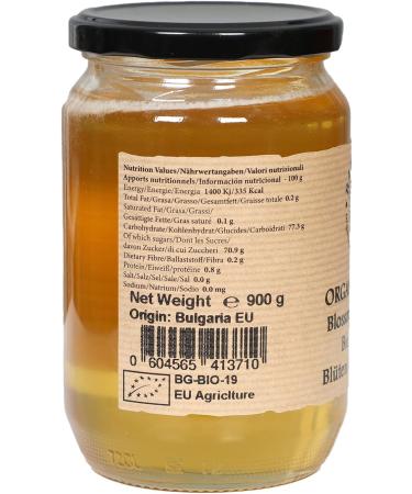 Organic Raw Acacia Blossom Bee Honey - 900g | Pure Raw Farm Honey - Buy Online on GoSupps.com