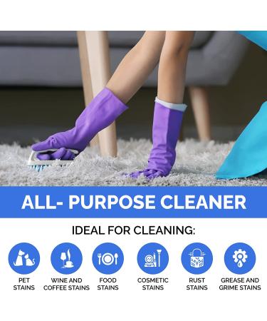 Folex Instant Carpet Spot Remover Kit - 32 oz Spray with Upholstery Stain Remover - EZ Scrub Brush and Microfiber Cloth - Buy Online on GoSupps.com