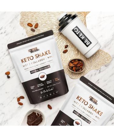 BE KETO Diet Keto Shake Natural Chocolate 500g - Buy Online on GoSupps.com