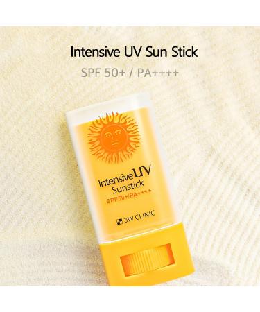 3W CLINIC Intensive Daily Sun Care Stick 0.71oz (20g) Lightweight Moisturizing Balm for Face and Body - Buy Online on GoSupps.com