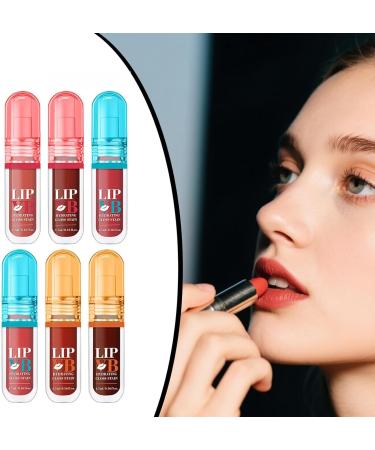 Moisturizing Lip Gloss | 6 Shades of Nourishing Tinted Gloss | Non-Greasy Texture for Travel Dates Parties Commuting and Events - Buy Online on GoSupps.com