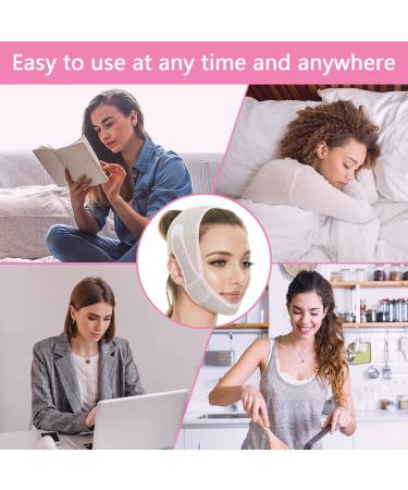 Onewly V Line Double Chin Reducer & Shaping Face Mask for Tightening and Firming - Reveal a V-Shaped Contoured Jawline instantly! - Buy Online on GoSupps.com
