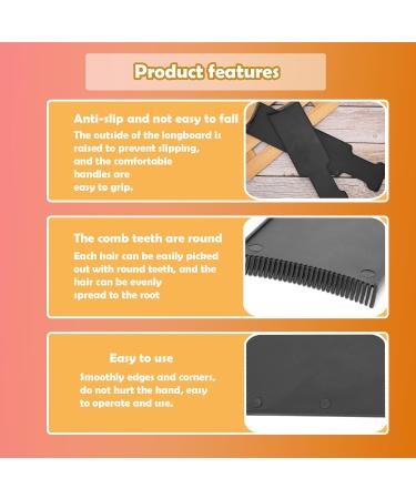 Professional Hair Color Balayage Board | DIY Round Comb for Home Hair Dyeing & Highlighting - Buy Online on GoSupps.com