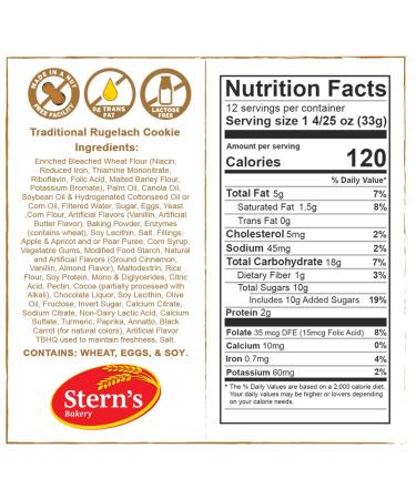 Sterns Bakery Rugelach Pastries Gift Basket - New Recipe | 20 Oz Sympathy Gift for Halloween, Christmas, Birthday | Men and Women Favorite | Assorted Rugelach Cookies - Buy Online on GoSupps.com