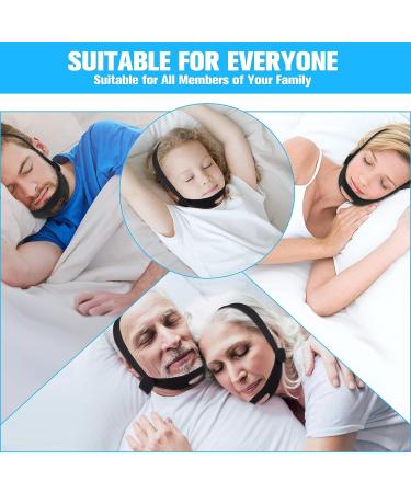 2023 Upgrade Anti Snoring Chin Strap - Adjustable & Breathable Solution for Men and Women - Stop Snoring Head Band for Better Sleep - Buy Online on GoSupps.com
