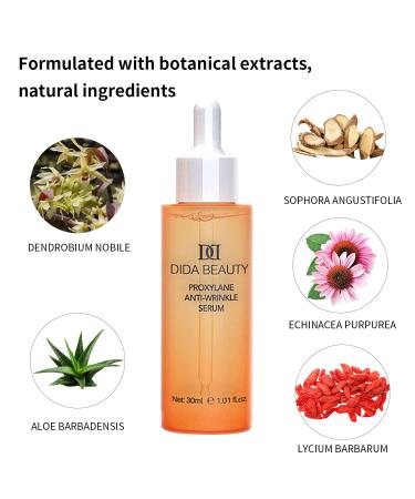 DIDA BEAUTY Pro-Xylane Hydrating & Brightening Serum with Hyaluronic Acid & Nicotinamide - Anti Aging Solution for Wrinkles, Fine Lines, Dark Spots - Ideal for Sensitive & Dry Skin - Buy Online on GoSupps.com