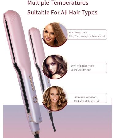 Buy Ceramic Tourmaline Ionic Flat Iron - Best Hair Straightener with Ceramic Plates for Smooth Hair | Fast Global Shipping - Buy Online on GoSupps.com