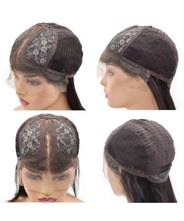 Nabeauty Highlight Lace Front Curly Wig 18 Inch | Human Hair T Part 13x6 Lace Frontal Wigs 4/27 | Pre Plucked with Baby Hair 130% Density - For Women - Buy Online on GoSupps.com