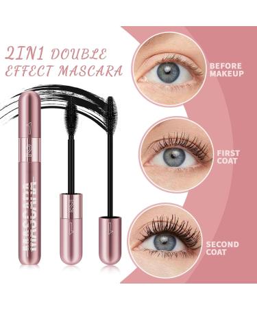  XiXiRan 2-in-1 Mascara: Waterproof Volumizing and Lengthening Mascara for Glamorous and Beautiful Eye Makeup - Buy Online on GoSupps.com