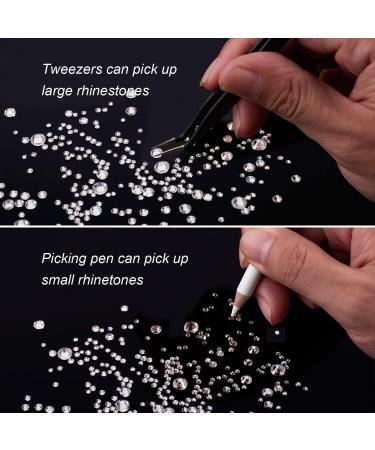 Buy FITDON Rhinestones Crystal Flat Glitter Stones - Colorless Glass Charms & Gemstones for All Craft Projects | International Shipping Available - Buy Online on GoSupps.com