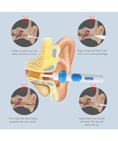 Ear Vacuum Wax Remover Kit - Gentle Ear Wax Removal Cleaner for All Ages - Buy Online on GoSupps.com