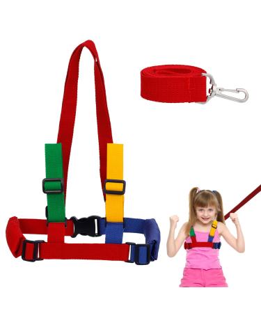 Walking Harness and Safety Leash Anti-Lost Baby Safety Walking Harness Child Toddler Child Rope Leash Walking Hand Belt Anti-Lost Rope for Children Safety Wrist Link Yellow+Green