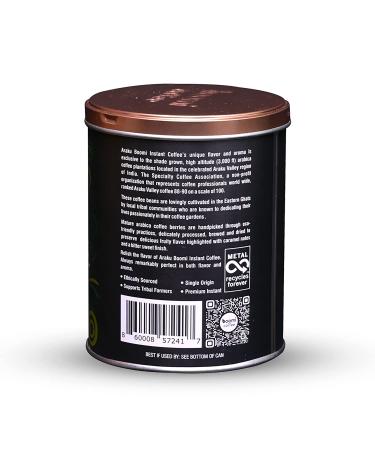 Araku Boomi Premium Instant Coffee 7oz - Medium Roast 100% Arabica Beans from Araku Valley - Naturally Caffeinated - Buy Online on GoSupps.com