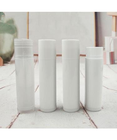 DIY Lip Balm Tubes 50pcs Empty Lipstick Containers 5g White Plastic Tubes For Lip Care Product Empty Lipstick Tubes - Buy Online on GoSupps.com