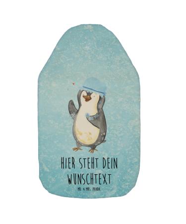 Mr. & Mrs. Panda personalized hot water bottle penguin shower - personalized gifts fresh start heat bottle cover with names personalized blue personalized