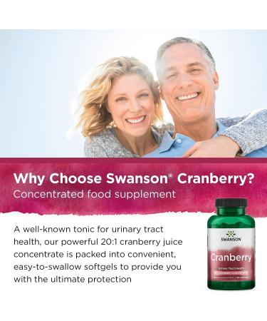 Swanson Cranberry Softgels - 180 Count for Urinary Health & Antioxidant Support - Buy Online on GoSupps.com