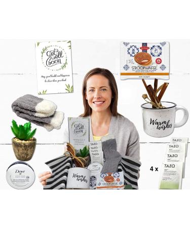 Women's Get Well Soon Care Package for Recovery - Encouragement Gift Basket for Surgery, Cancer, Injury, Hospital Stay - Includes Snacks, Personal Care Items - Ideal for Friends, Moms, Girlfriends - Buy Online on GoSupps.com