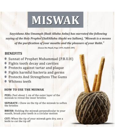Golden Miswak Sticks - Natural Muslim Tooth Stick with Condensed Extract for Whiter Teeth and Healthy Gums - 8 Inch Yellow Toothbrush for Oral Health (1 Count) - Buy Online on GoSupps.com