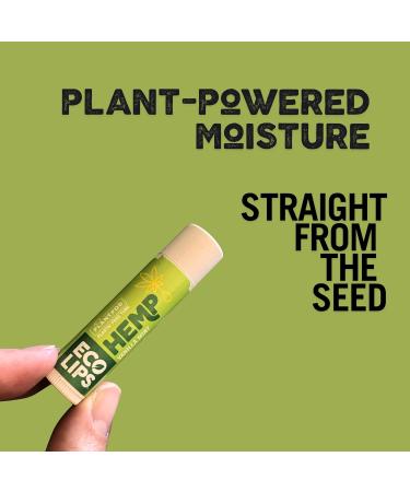 Eco Lips Organic Hemp Lip Balm with Beeswax Coconut Oil Vitamin E. Best Lip Balm to Soothe & Moisturize Dry Chapped Lips (Vanilla Mint 6-Pack) | Made in the USA Vanilla Mint 6 Count (Pack of 1) - Buy Online on GoSupps.com