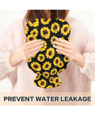 Buy 2L Sunflower Hot Water Bottle with Cover - Pain Relief & Hand Feet Warmer for Winter | International Shipping Available - Buy Online on GoSupps.com