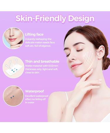 Invisible Face Lift Tape 100PCS | Instant Face Lifter for Double Chin & Wrinkles | Waterproof & Thin Face Tape - Buy Online on GoSupps.com