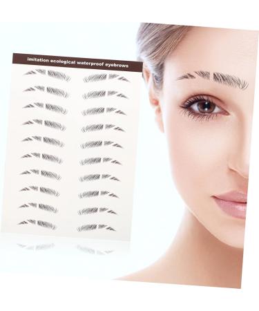 Healeved 18 Pcs Eyebrow Stickers Authentic Eyebrows Brow Stickers Eyes Sticker Para U as Water Transfer Paper - Buy Online on GoSupps.com