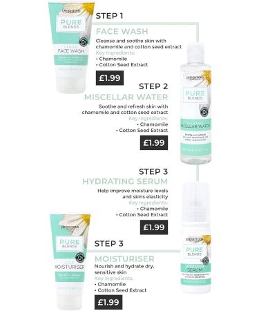 Creightons Pure Blends Light Moisturiser (100ml) - Nourish and hydrate dry sensitive skin with chamomile and cotton seed extract. 0% Fragrance dermatologically tested. - Buy Online on GoSupps.com
