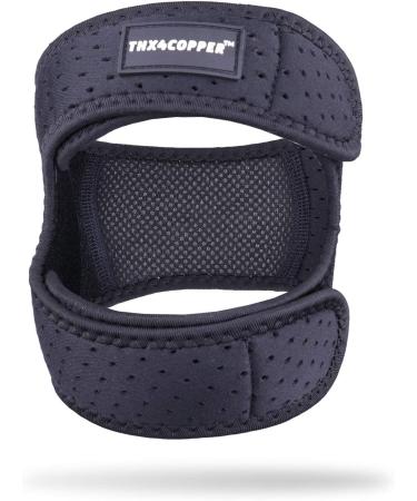 Thx4COPPER Compression Dual Patella Knee Brace - Adjustable Knee Strap for Pain Relief and Support (XX-Large) - Buy Online on GoSupps.com