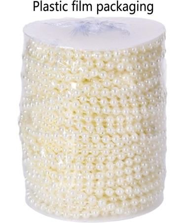Sooyee 5mm Faux Pearl Beads Garland - 108 Feet Roll Ivory - Wedding Party Decoration DIY Crafts - Buy Online on GoSupps.com