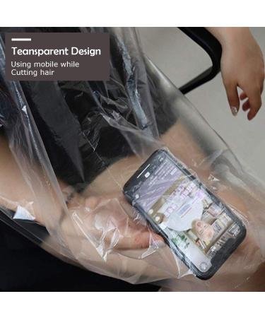 Buy O'Woda Disposable Hairdressing Aprons - 50 Waterproof Salon Cuttings 130x160cm Transparent Ideal for Adults & Children - Buy Online on GoSupps.com