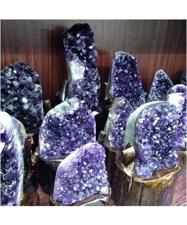 Stone Crafts Amethyst Quartz Cluster - Uruguayan - Crystals - Gemstones - Geodes - Minerals ZJGIDTEM - Buy Online on GoSupps.com