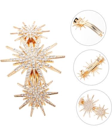 FRCOLOR hairpin fine decorate European and American crystal hair clips Diamond Miss alloy crystal small hair clips rhinestones spring clip hair barrettes spring women hair accessories - Buy Online on GoSupps.com