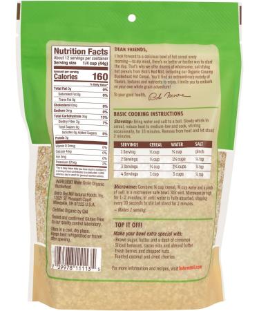 Creamy Buckwheat (510g) Brand: Bobs Red Mill - Buy Online on GoSupps.com