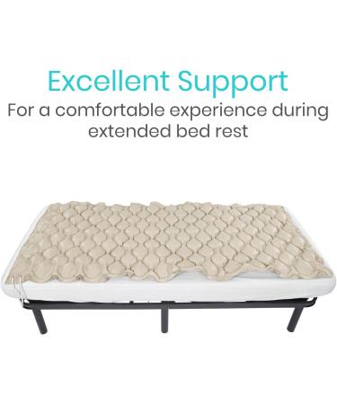 Vive Replacement Alternating Pressure Pad - Inflatable Low Air Loss Mattress Topper for Pressure Ulcer Relief - Fits Standard Hospital Bed - Ideal for Elderly and Bedridden Patients - Buy Online on GoSupps.com