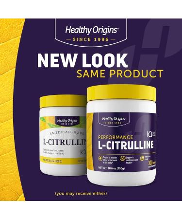 Healthy Origins - L-Citrulline (American-Made Non-GMO Gluten Free Athletic Support) 10.6 Ounce - Buy Online on GoSupps.com