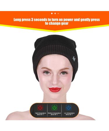 Buy USB Heating Hat - Comfortable Far Infrared Winter Hat for Men & Women | Deep Coffee Edge - Buy Online on GoSupps.com