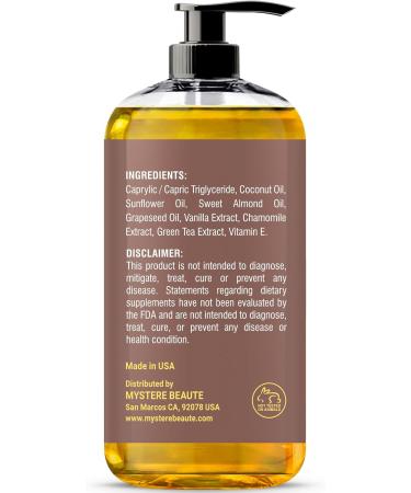Coconut Massage Oil - Therapeutic Skin Hydrating & Revitalizing Oil for Massage Therapy | Soothing Relief & Aromatherapy - 8 fl oz - Buy Online on GoSupps.com