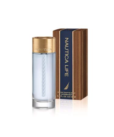 Nautica Life Eau de Toilette for Men Spray 3.4 Ounce BROWN BLUE 3.4 Fl Oz (Pack of 1) - Buy Online on GoSupps.com