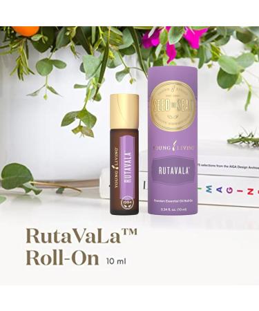 Young Living RutaVaLa Essential Oil Roll-On 10 ml | Calming Aromatherapy Blend for Relaxation | Ruta Lavender & Valerian Oils - Buy Online on GoSupps.com