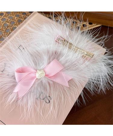 PLCPDM Hair Clip Bangs Clip Sweet Girls Duckbill Clip Headdress Hair Accessories Bow Hairpin Blue - Buy Online on GoSupps.com