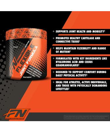Formutech Nutrition Flexible Joint Formula | Complete Support for Joints Bones & Connective Tissues | Promotes Uptake of Sulfates | 240 Capsules - Buy Online on GoSupps.com