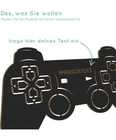 Personalized Wooden Gaming Controller Lamp | Perfect Gift for Gamers | Unique Gaming Room Decor - Buy Online on GoSupps.com