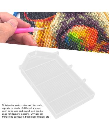 Bead Sorting Trays Diamond DIY Tools | Paint Mixing Trays for Kids & Students | Classroom Art Craft Plastic Pallet (Transparent) - Buy Online on GoSupps.com